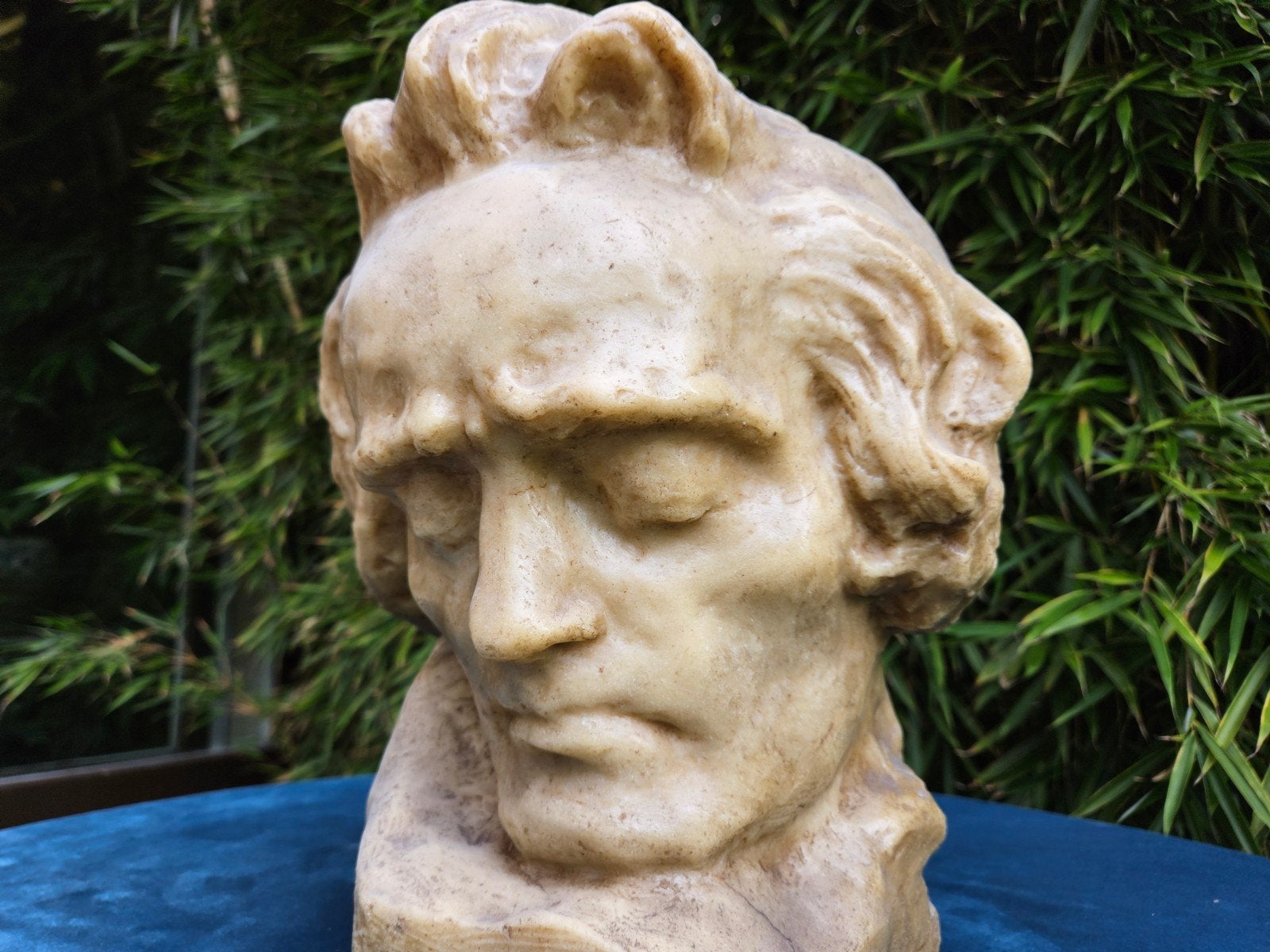 Beethoven buste was beeld kop, Ophalen