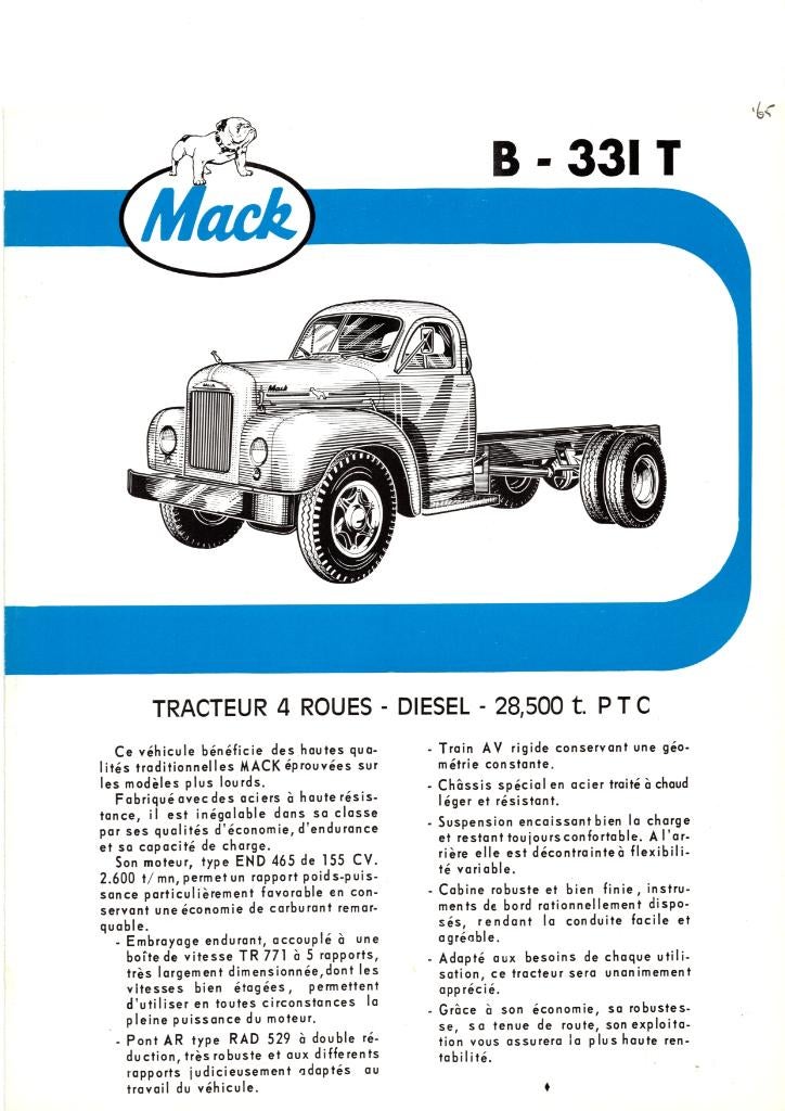 Mack Trucks brochures 30+ originele folders (USA trucks), Verzenden, Zo goed als nieuw, Overige merken