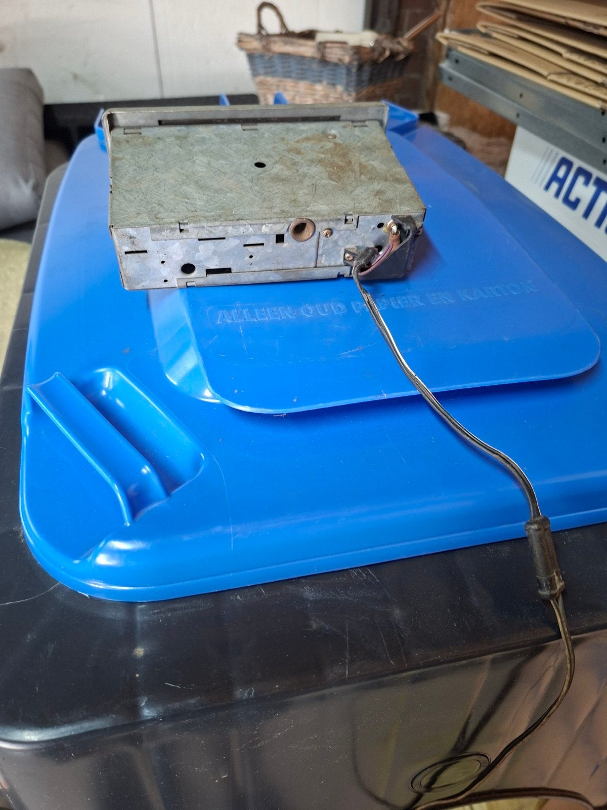 Autoradio voor in je oldtimer  12 v negative earth onlyive g, Auto diversen, Ophalen