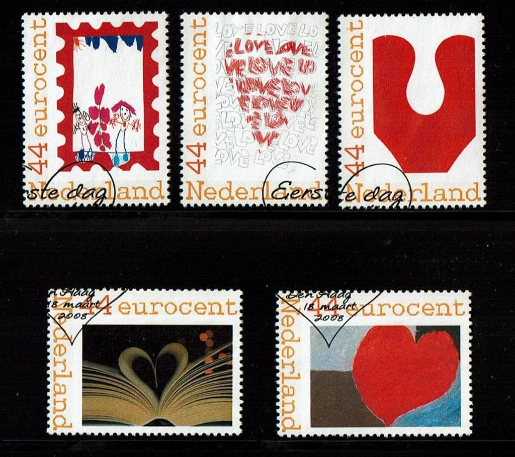 Nederland NVPH 2562 BA-BC gestempeld 1, Verzenden, Na 1940, Gestempeld