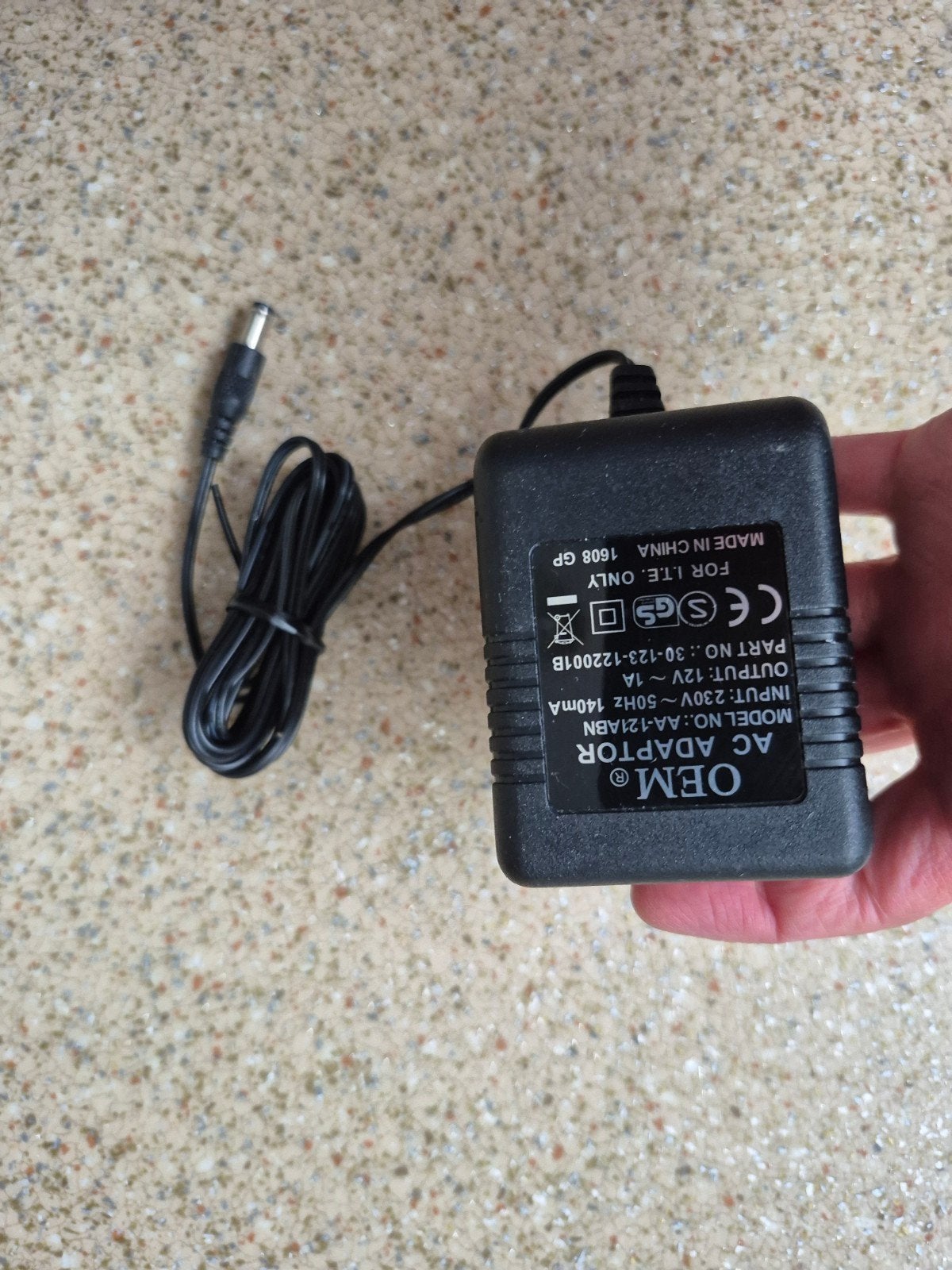 OEM AC Adapter 12V 1A - Nieuwstaat, Ophalen of Verzenden, Zo goed als nieuw