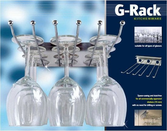 G-Rack glzenhouder rvs, Ophalen, Nieuw