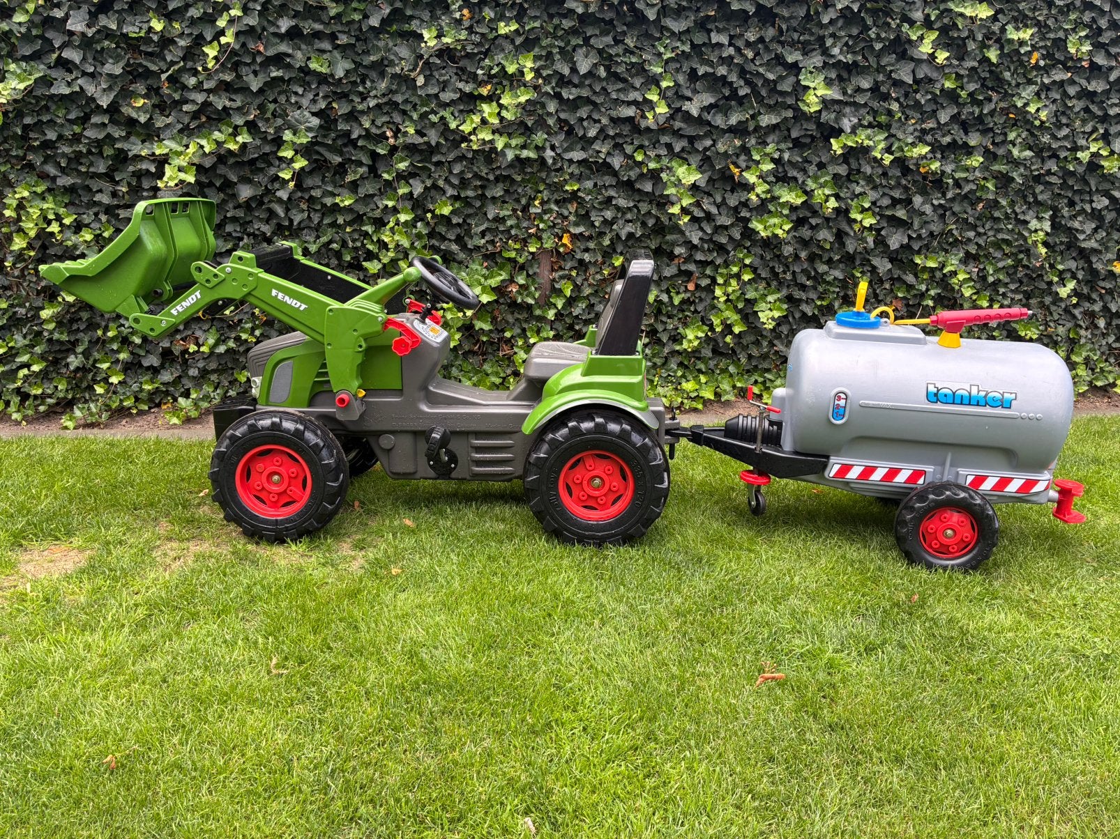 Rolly Toys traptrekker met voorlader en watertank, Ophalen, Gebruikt, Trapvoertuig