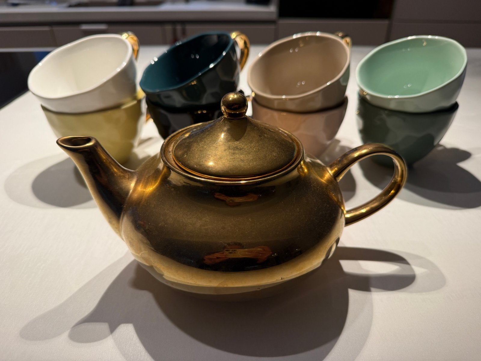 Urban Nature Culture Amsterdam theepot en 8 kopjes, Overige merken, Keramiek, Ophalen of Verzenden, Zo goed als nieuw
