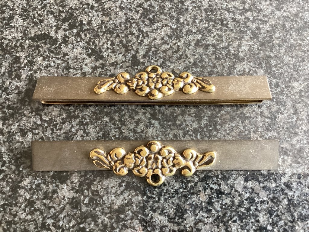Beslag schellekoord, koper, messing, vintage, Ophalen, Koper