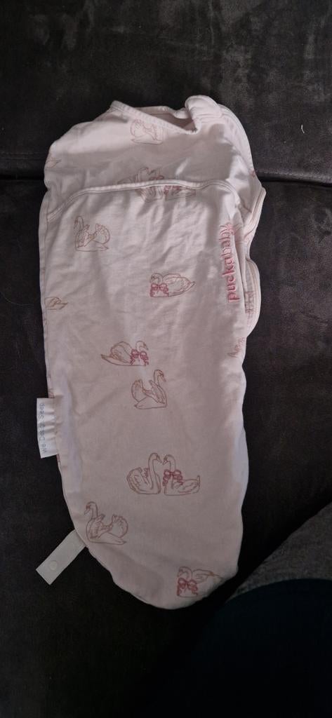 PuckaBaby Original Piep Inbaker Slaapzak 0-3 Mnd Pink Swan, Kinderen en Baby's, Dekens, Slaapzakjes en Inbakerproducten, Ophalen