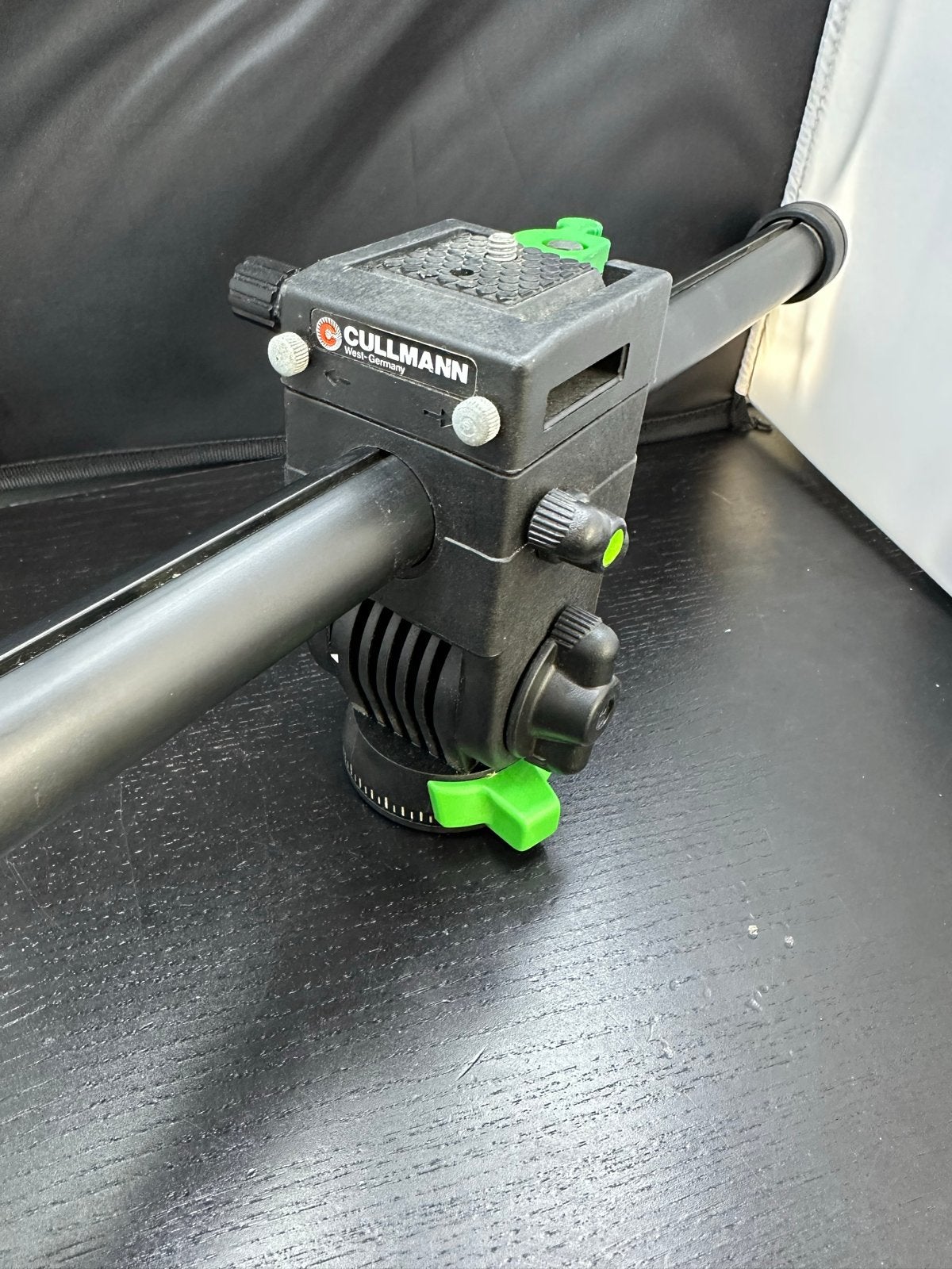 Cullmann Macro Rail / Camera Slider met Statiefkop - Made in, D, F, Gebruikt, Ophalen of Verzenden