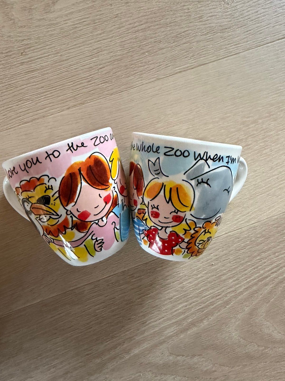 Blond Amsterdam koffiekop valentijn lijn, Ophalen, Zo goed als nieuw, Aardewerk, Kop(pen) en/of Schotel(s)