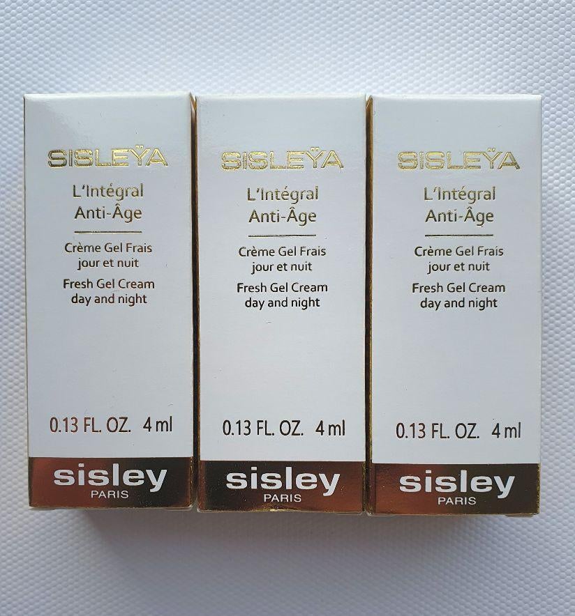 Sisley 3  samples Sisleya day and night fresh gel cream, Verzenden, Nieuw, Gehele gezicht, Verzorging