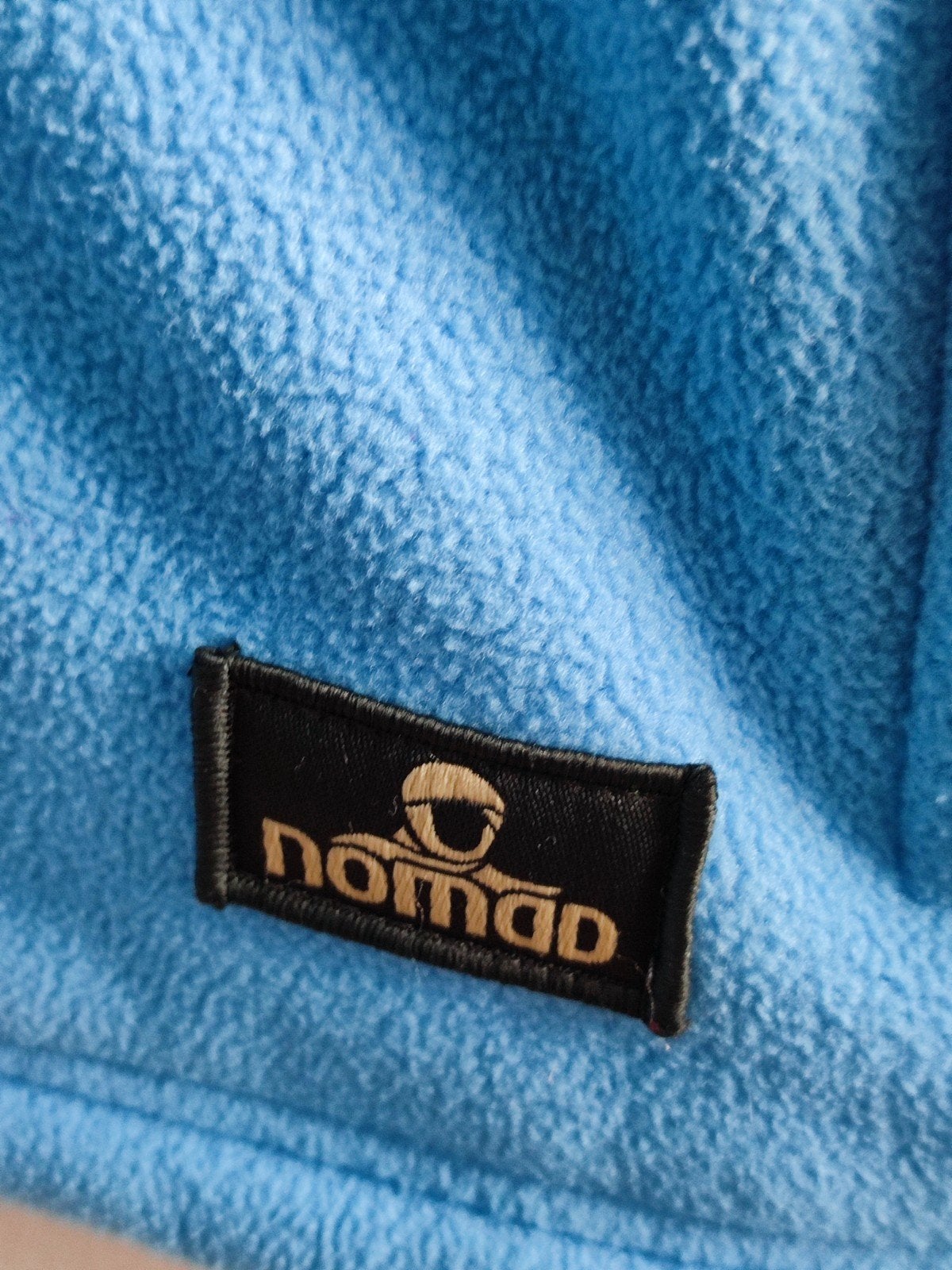 Nomad blauw fleece jack jas 38 Medium full zip steekzakken, Nomad, Ophalen of Verzenden, Gedragen