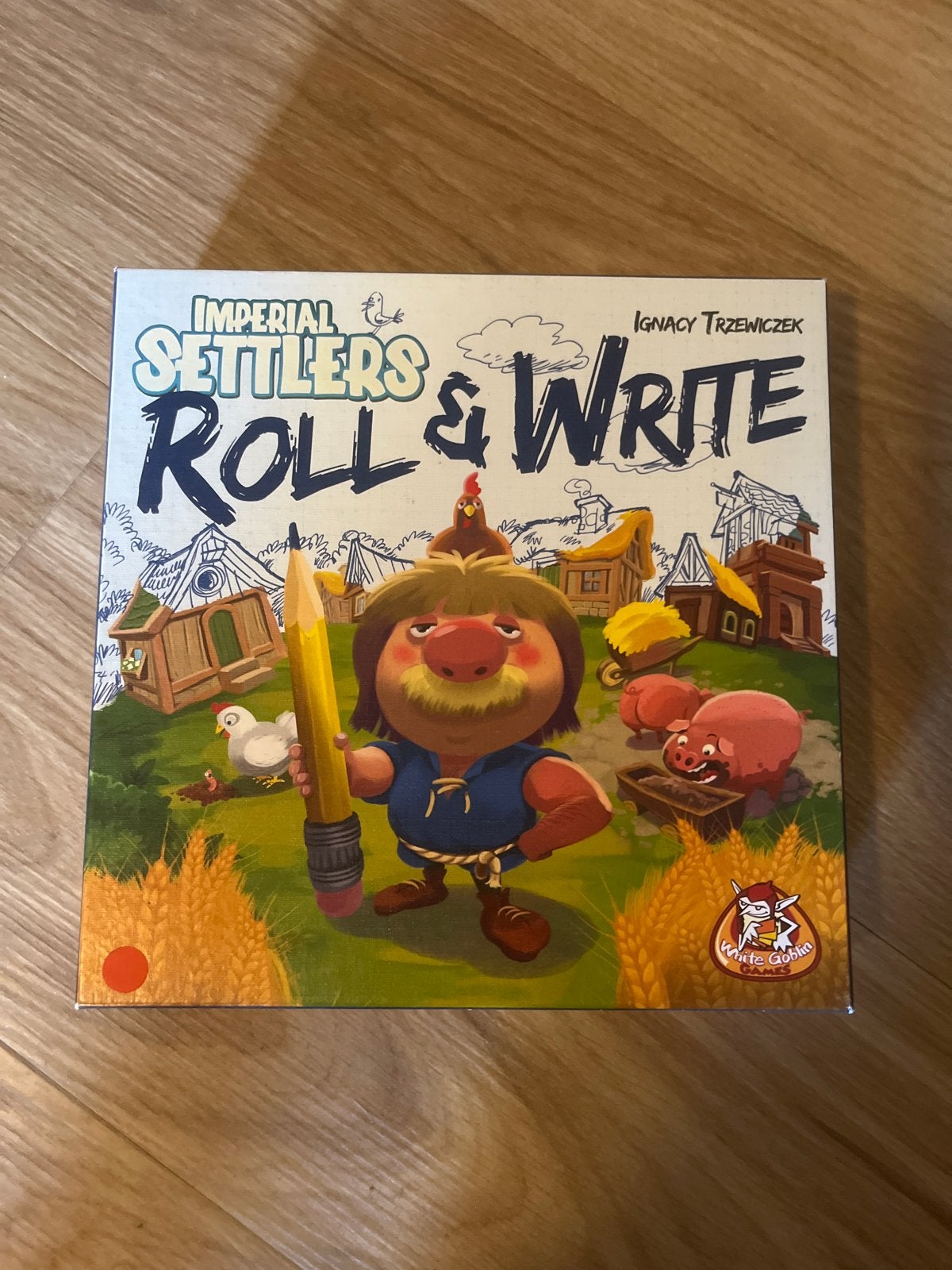 Imperial Settlers: Roll & Write - Strategisch dobbelspel, Een of twee spelers, Ophalen, Zo goed als nieuw