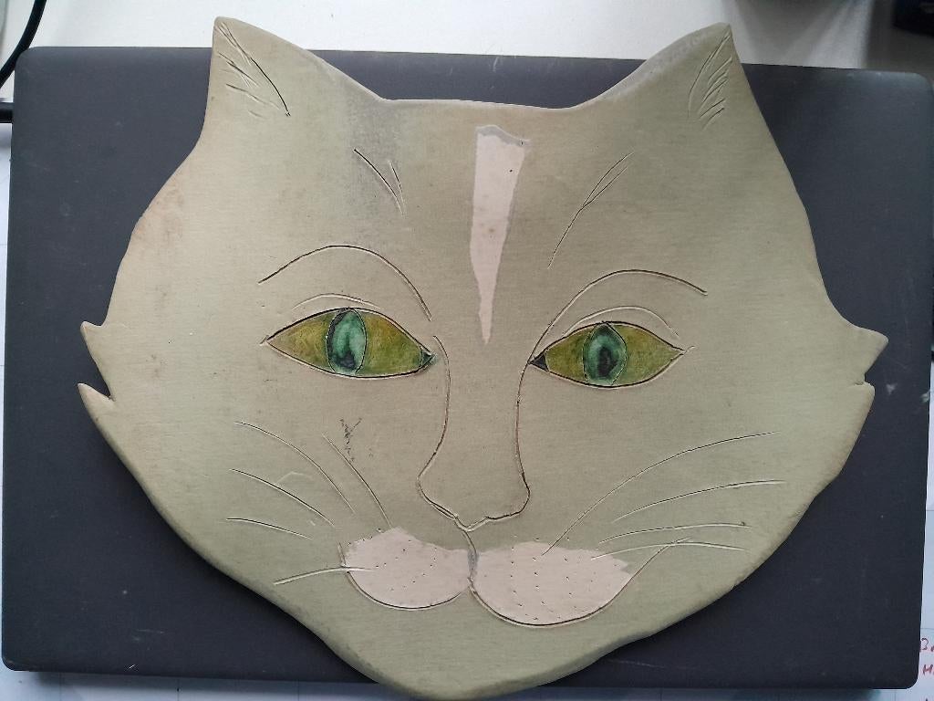 Keramieke kattenkop nr 6., Ophalen