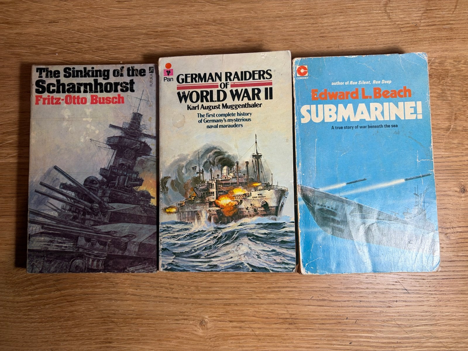 3 boeken over maritieme oorlogsvoering WOII: Scharnhorst, Du, Boeken, Ophalen of Verzenden, Tweede Wereldoorlog, Gelezen, Marine