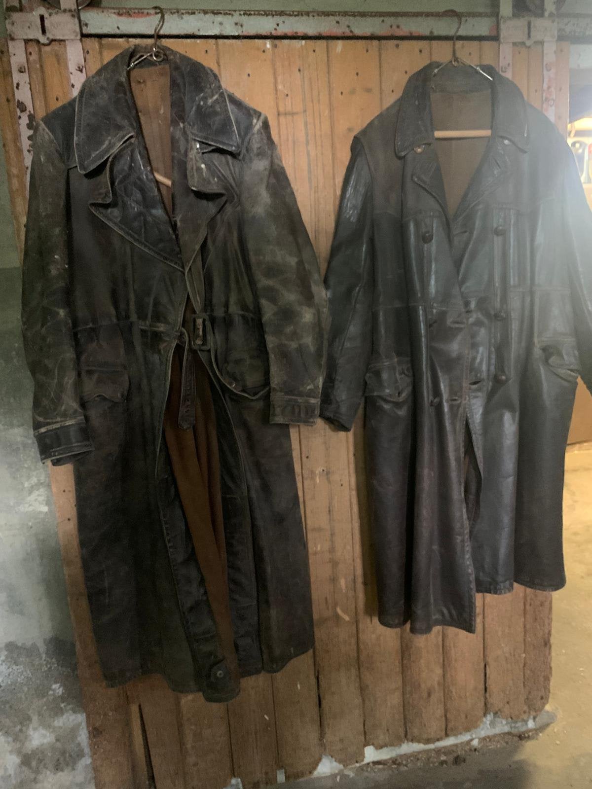 Gratis - lederen jassen, Kleding | Heren, Ophalen, Gedragen