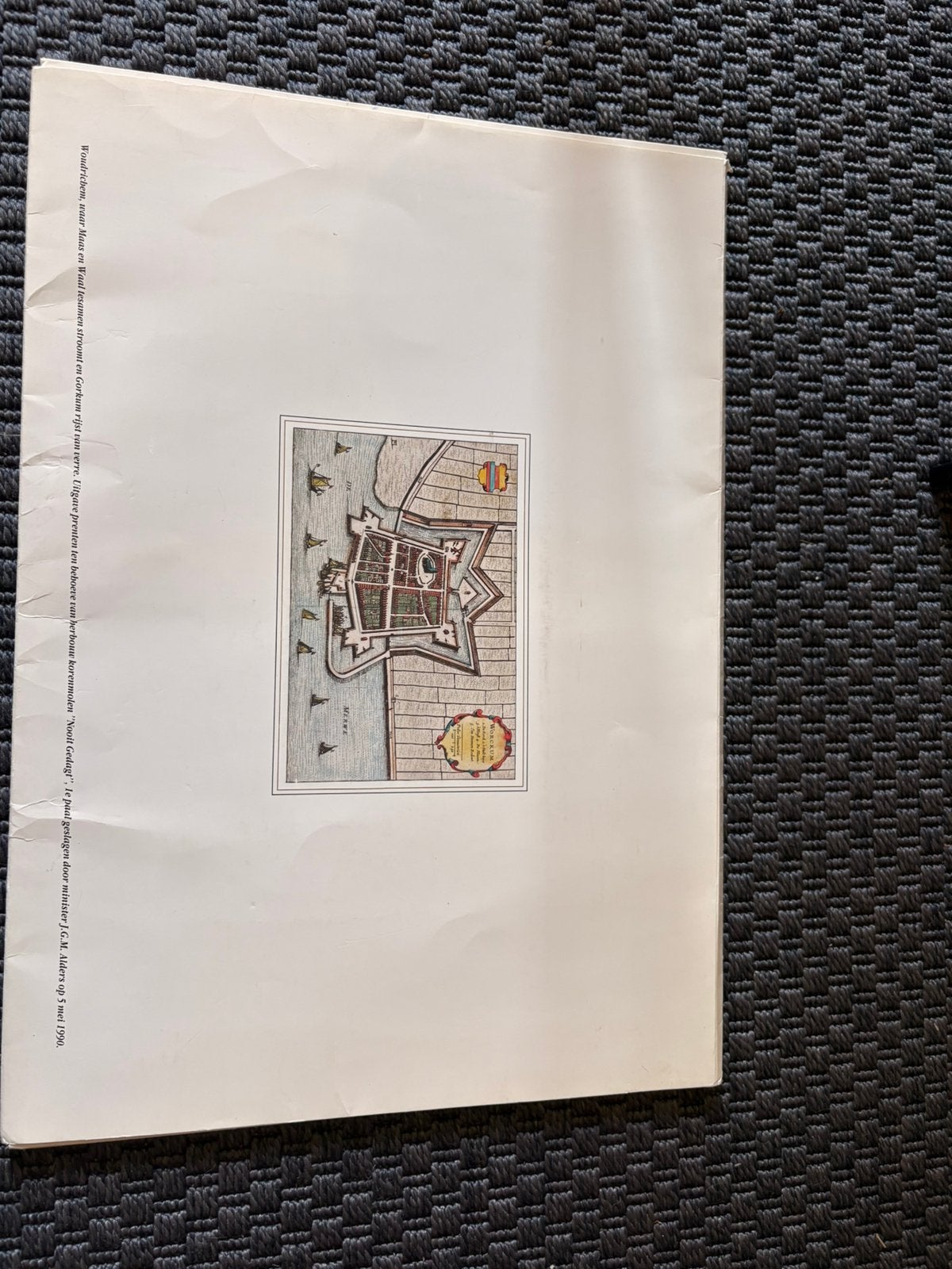 Prenten  van de molen  nooit gedagt Woudrichem, Ophalen of Verzenden, Overige technieken, 1950 - 1999
