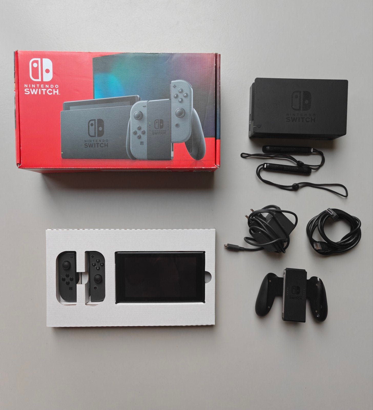 Nintendo Switch Original - Compleet in doos - in topstaat, Ophalen of Verzenden, Zo goed als nieuw, Met 2 controllers, Switch Original
