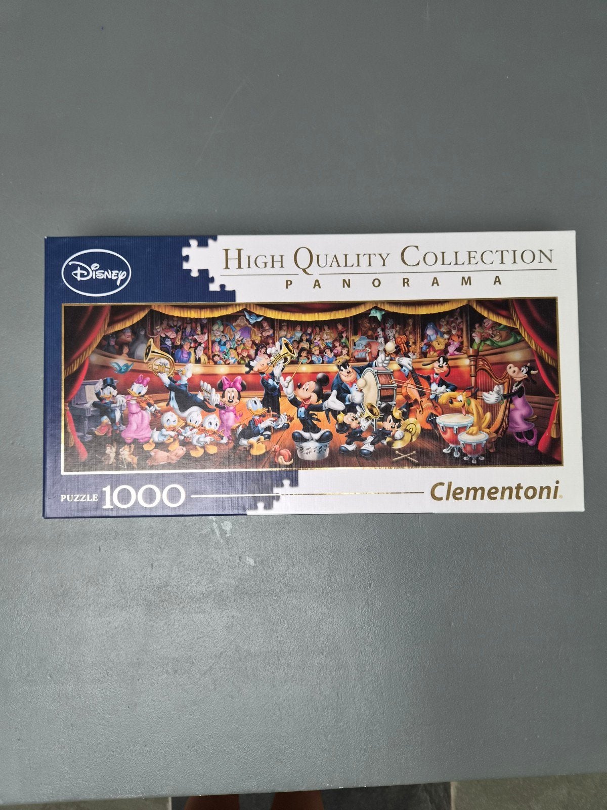 Disney Clementoni Legpuzzel 1000 stukjes - Panorama, Ophalen, 500 t/m 1500 stukjes, Zo goed als nieuw, Legpuzzel