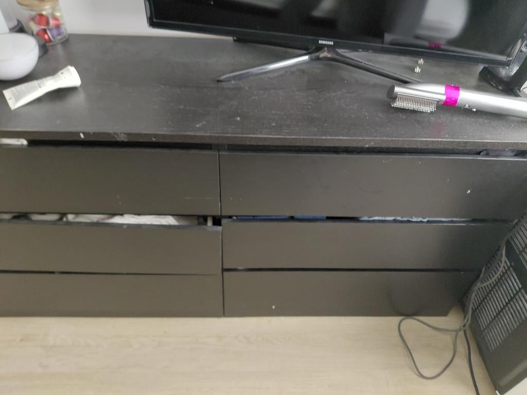 IKEA Malm ladekast met 6 lades, Ophalen, Gebruikt, 5 laden of meer, 100 tot 150 cm