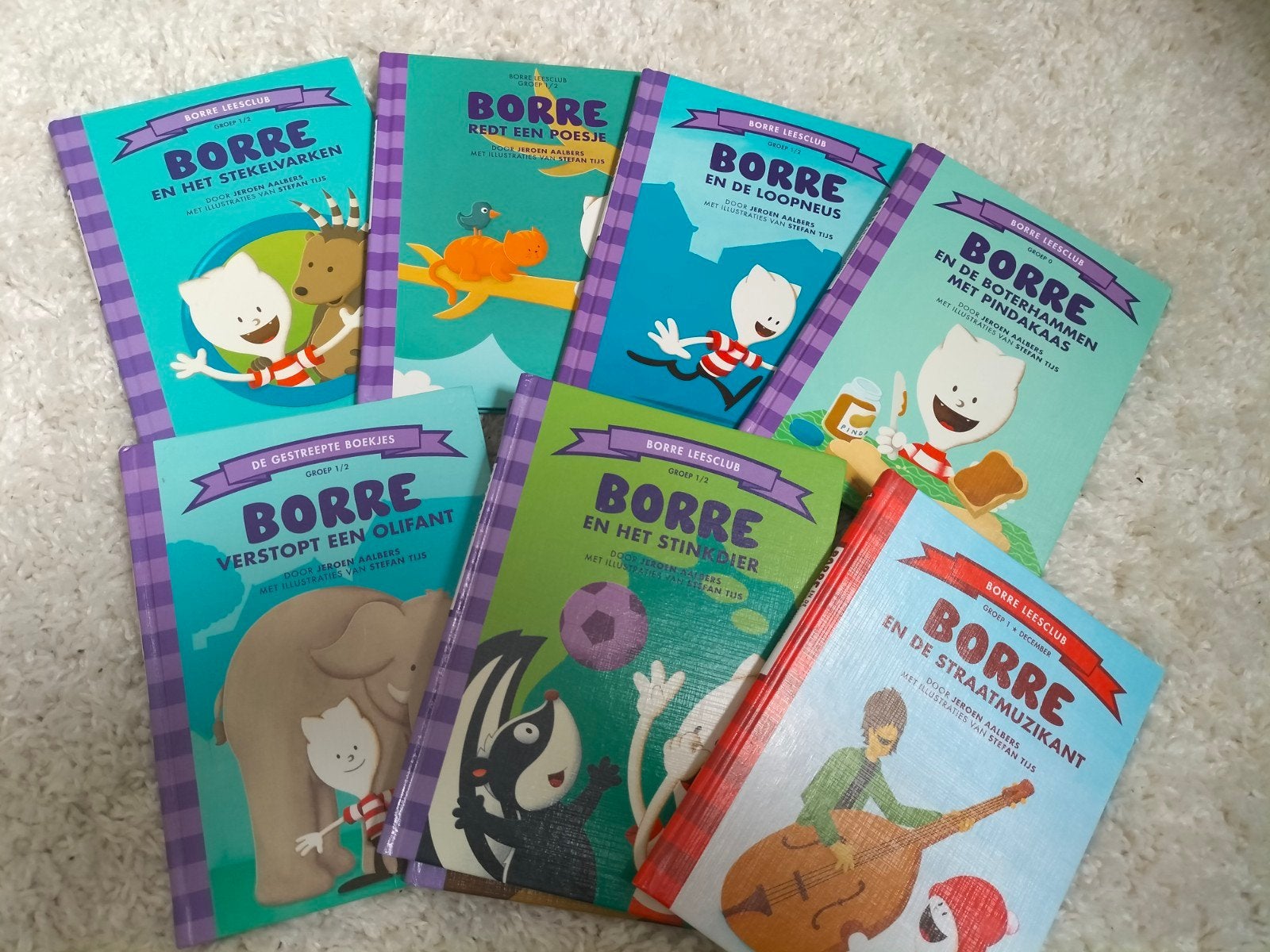 7 Borre boekjes, Boeken, Ophalen of Verzenden, Gelezen