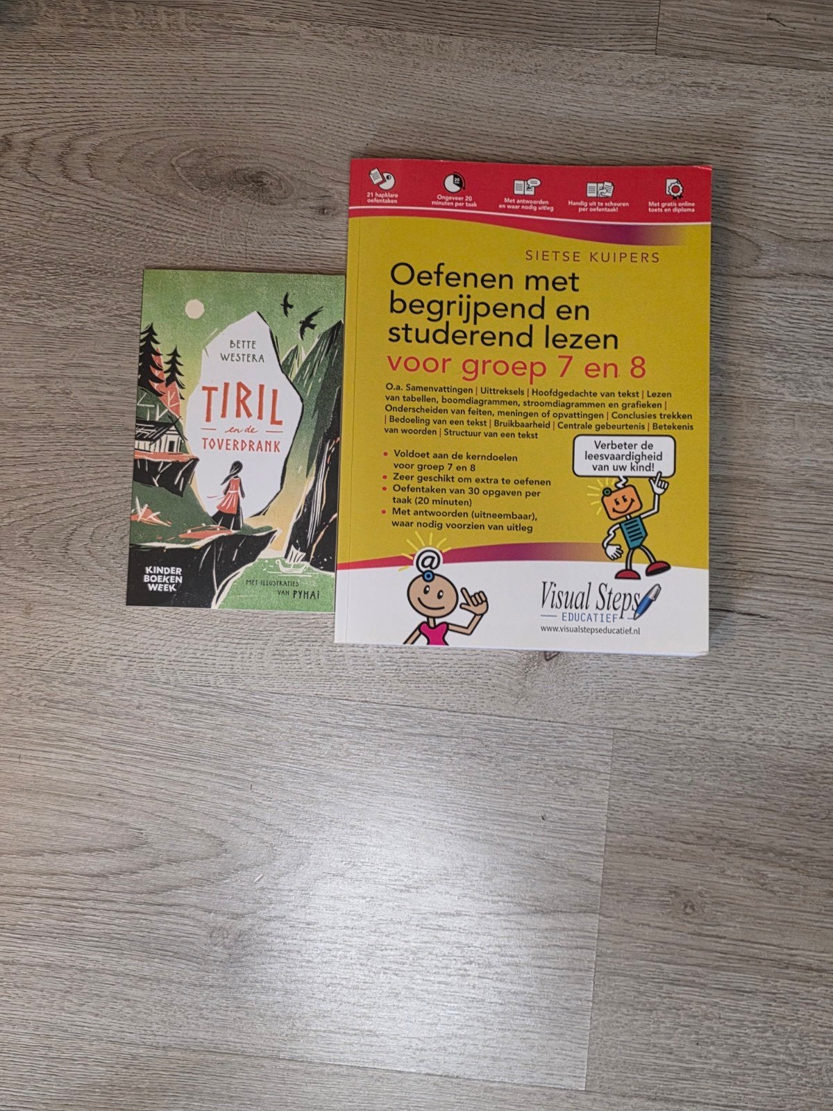Oefenen begrijpend lezen groep 7/8 & Tiril en de Toverdrank, Boeken, Ophalen, Zo goed als nieuw, Overige niveaus, Sietse Kuipers, Bette Westera