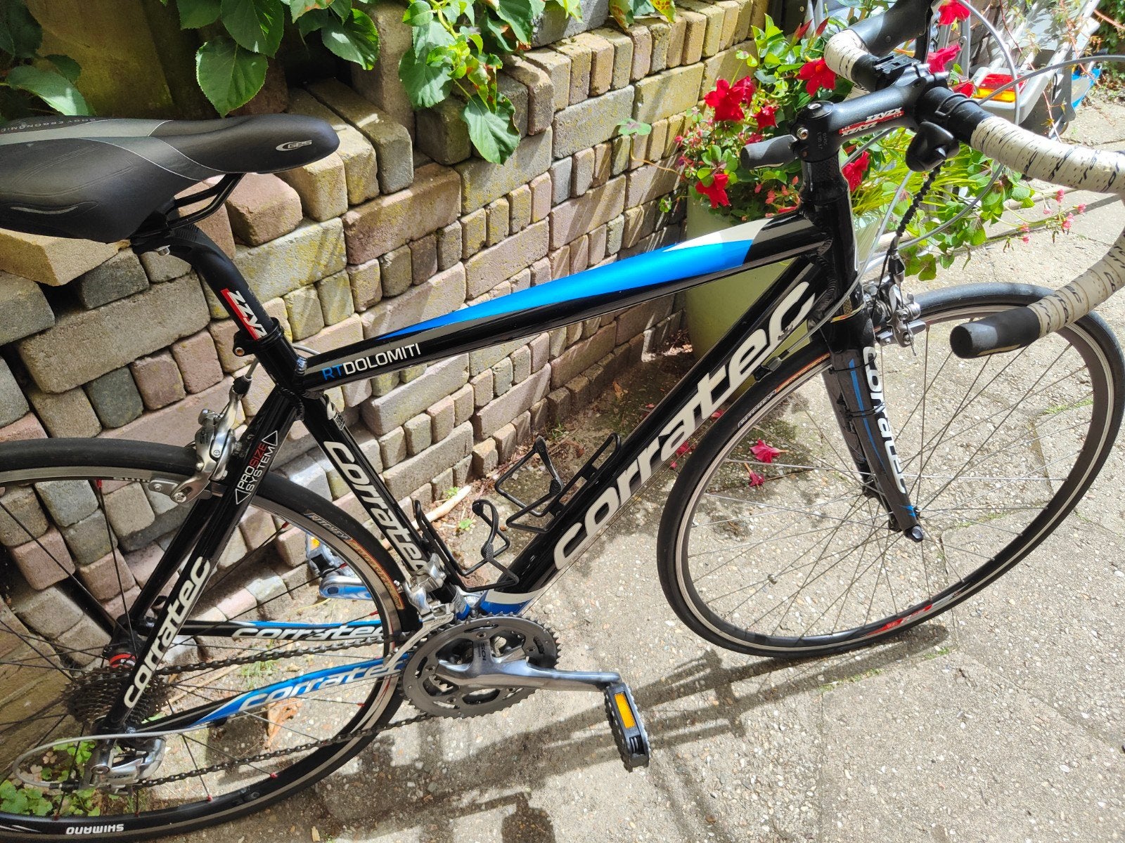 Corratec RT Dolomiti volledig Shimano 105 triple afgemonteer, 28 inch, Gebruikt, Velgrem, Aluminium