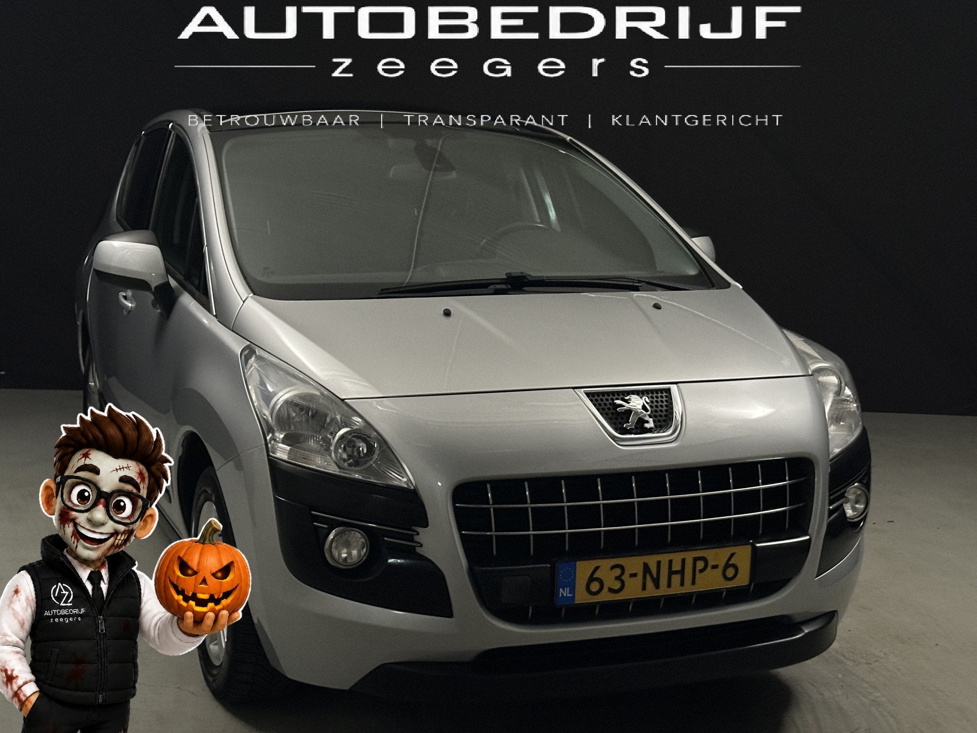 Peugeot 3008 1.6 VTi ST *Pano*AC*Navi* (bj 2010), Auto's, Voorwielaandrijving, Gebruikt, 4 cilinders, MPV