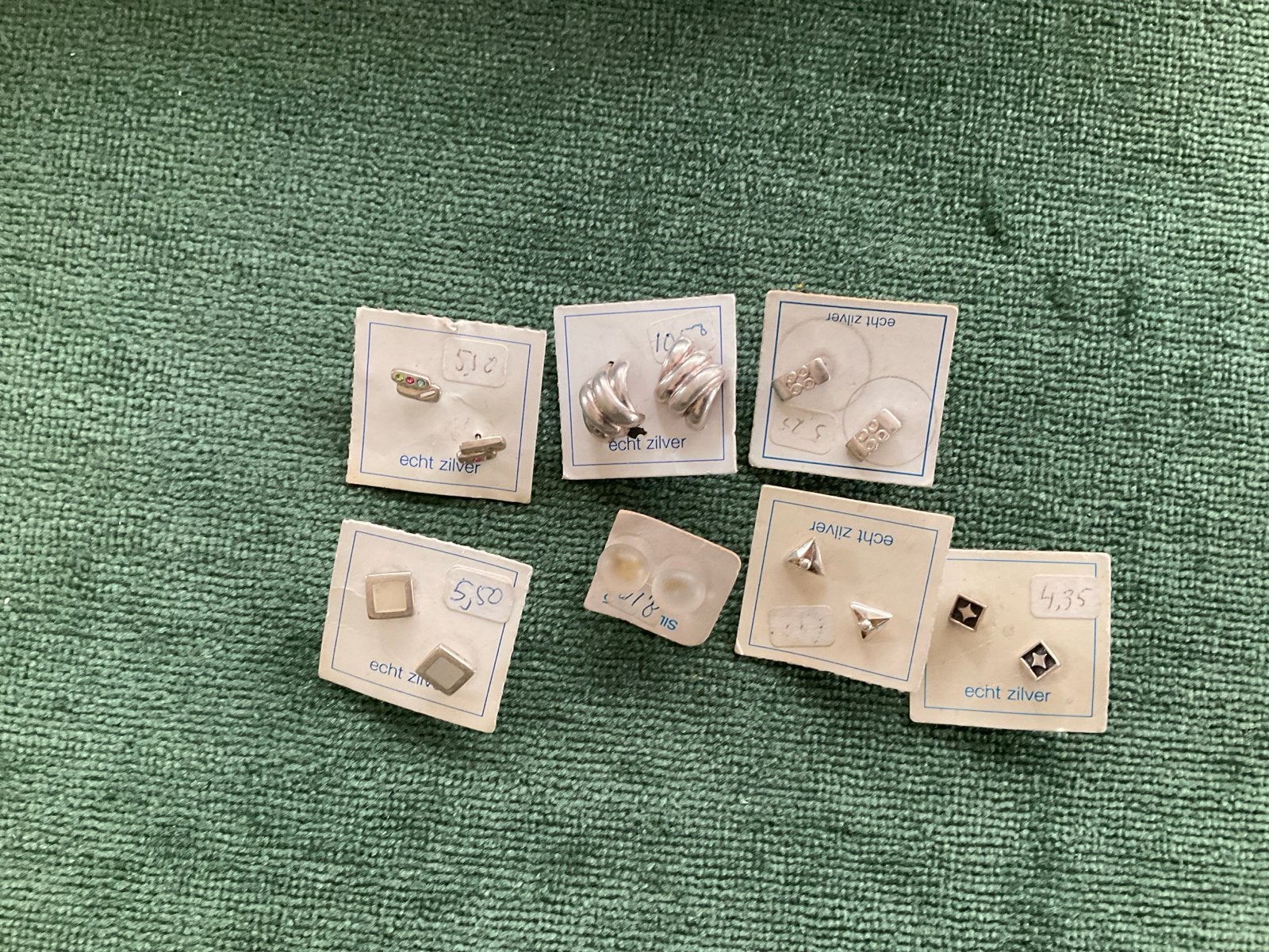 Zilveren Oorknopjes - Diverse Stijlen, Sieraden, Tassen en Uiterlijk, Oorbellen, Ophalen of Verzenden, Gebruikt, Zilver, Knopjes of Stekers