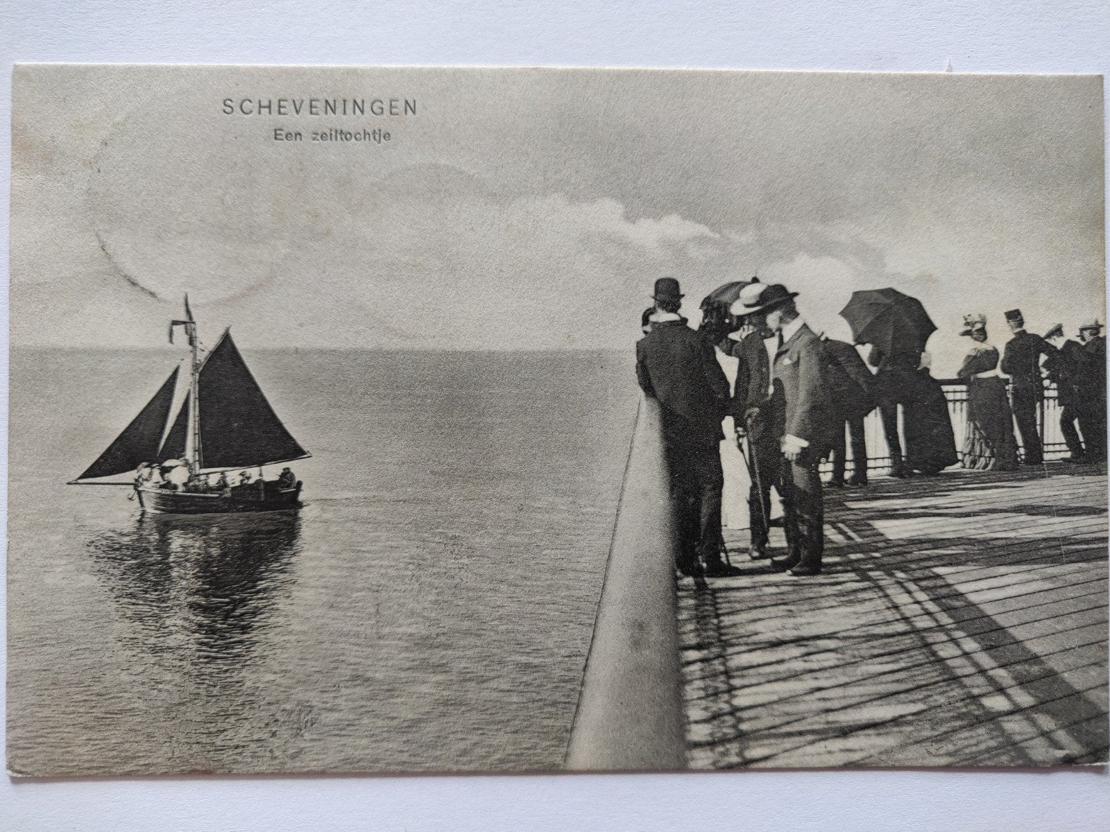 X2792 Scheveningen 1907 Kleinrond Westkapelle, Verzamelen, Ophalen of Verzenden, Voor 1920, Zuid-Holland