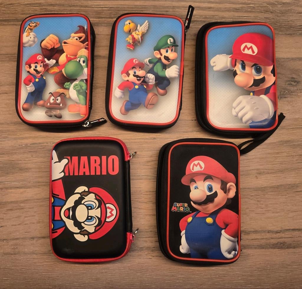 New Nintendo 3DS XL Hoesjes Mario, 1 speler, Ophalen, Zo goed als nieuw, Vanaf 3 jaar