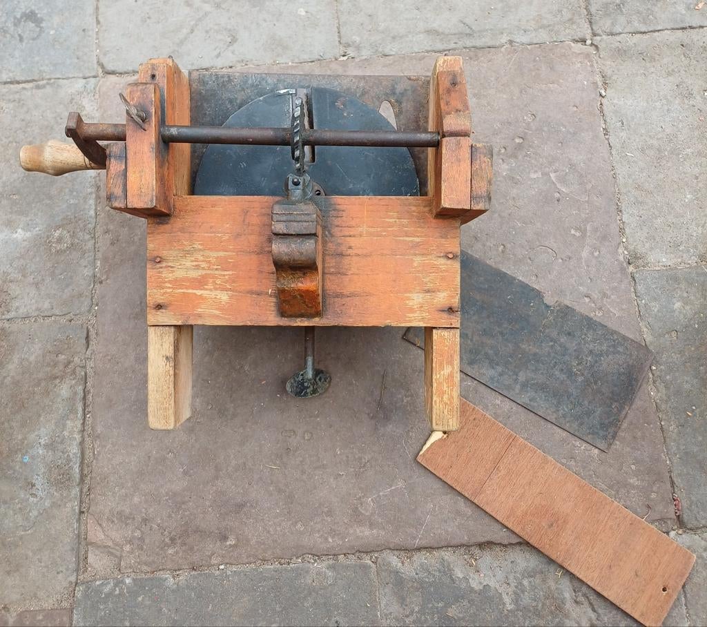 Antieke snijbonen snijmachine, Antiek en Kunst, Ophalen of Verzenden