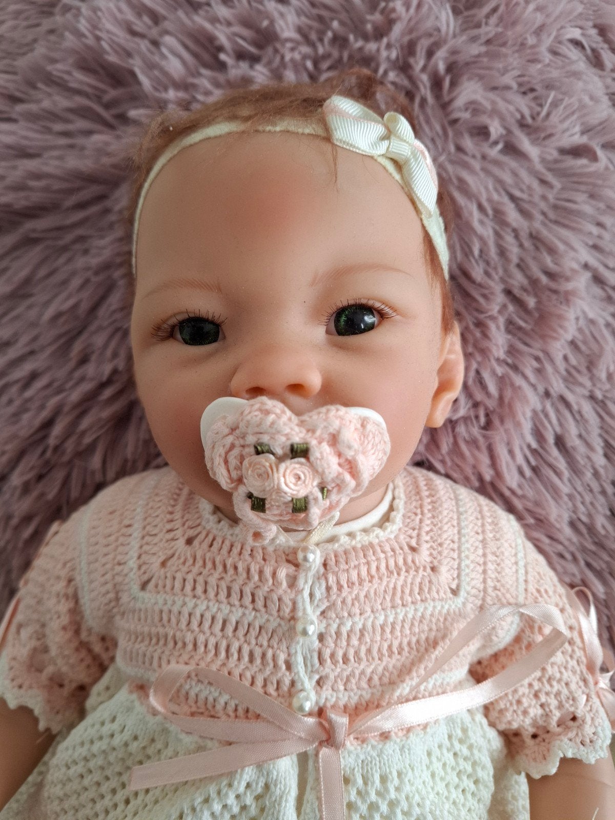 Reborn babypop met handgemaakte kleding en accessoires, Ophalen of Verzenden, Nieuw, Babypop