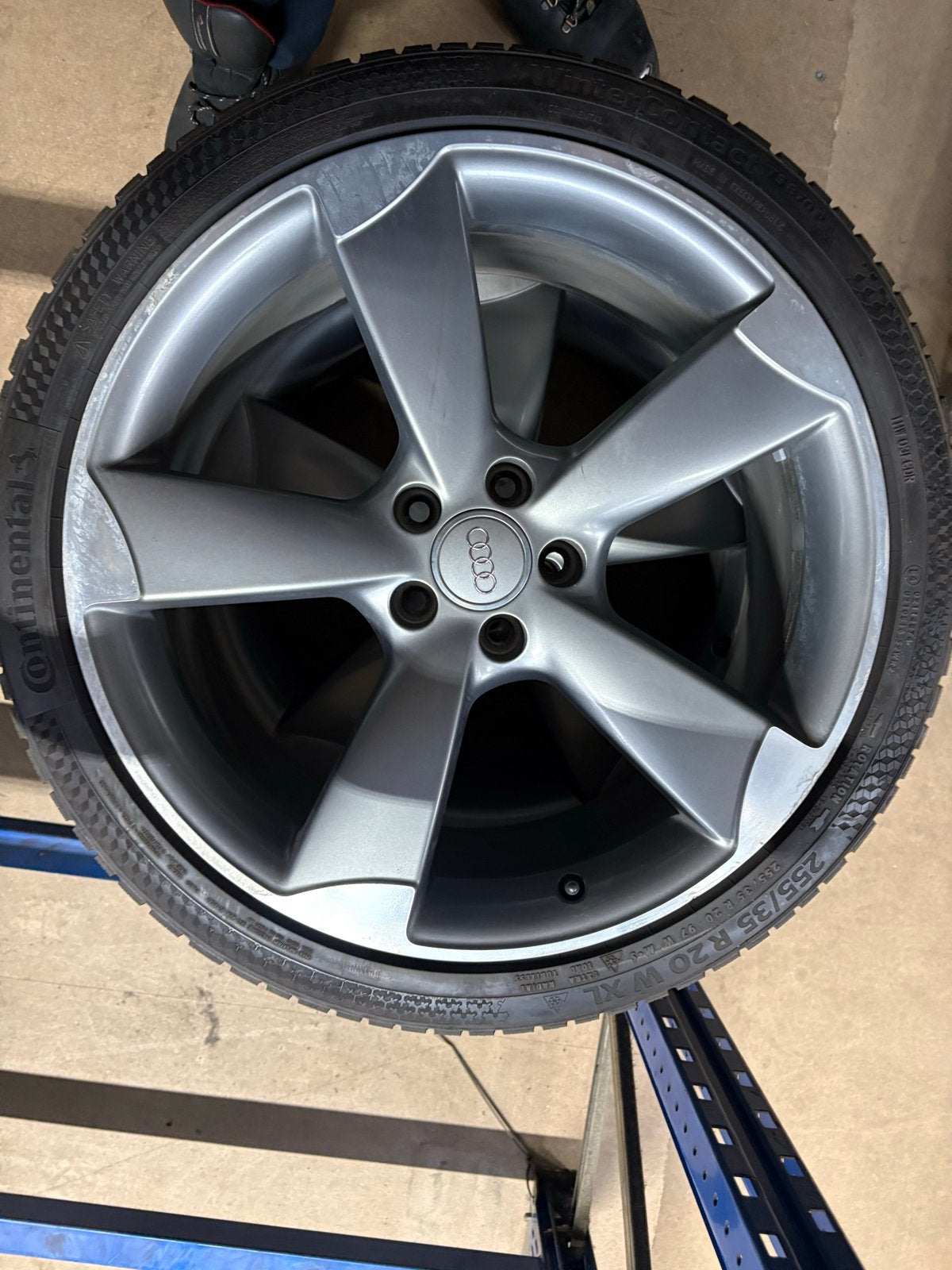 Originele Audi Rotor Velgen met Winterbanden (S6), Auto diversen, Auto-accessoires, Ophalen, Gebruikt