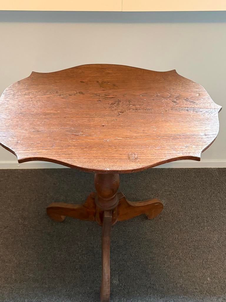 Antiek Brocante  houten Tafeltje, Antiek en Kunst, Antiek | Meubels | Tafels, Ophalen