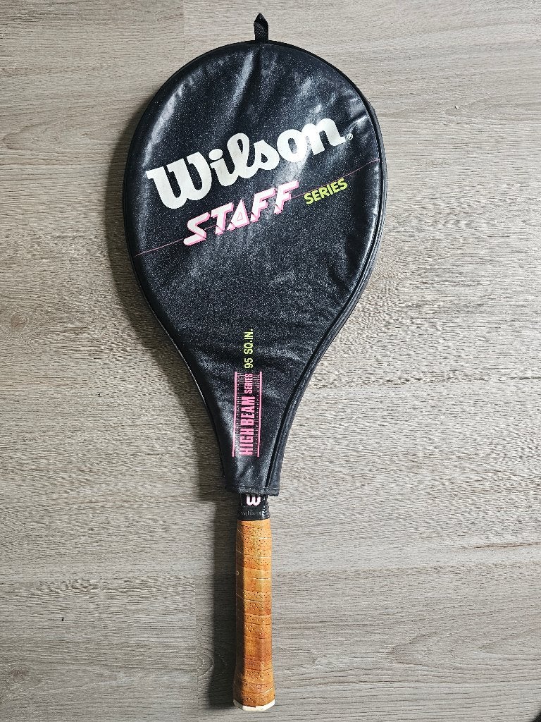 Vintage Wilson Tennisracket 95 sq in (High Beam Series), Sport en Fitness, Tennis, Ophalen of Verzenden, Gebruikt, Racket, Wilson