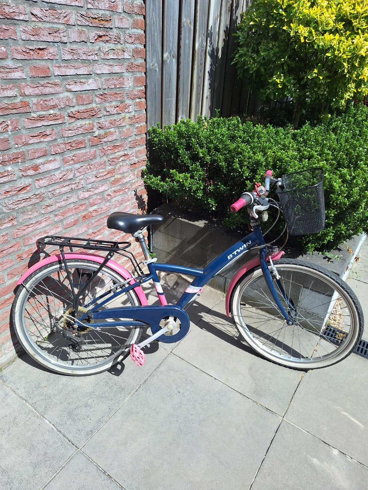 B'Twin original 500 24 inch 6 versnellingen, Fietsen en Brommers, Fietsen | Meisjes, Ophalen, Velgrem, Versnellingen, B'Twin