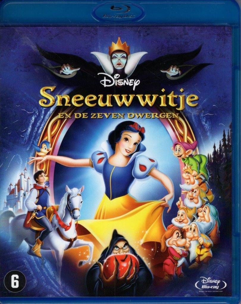 Sneeuwwitje en de Zeven Dwergen (1937) - gouden rugnr 1 - NL, Verzenden, Disney Movies, Dsa@vendorservices.nl, Nieuwland Parc 313, 2952DD Alblasserdam, Nederland