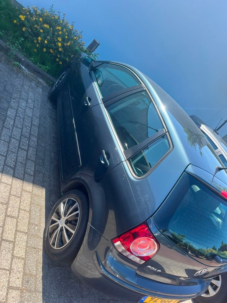 Volkswagen Polo 1.4 16V 59KW 2008 Blauw, Voorwielaandrijving, Stof, 40 €/maand, 4 cilinders