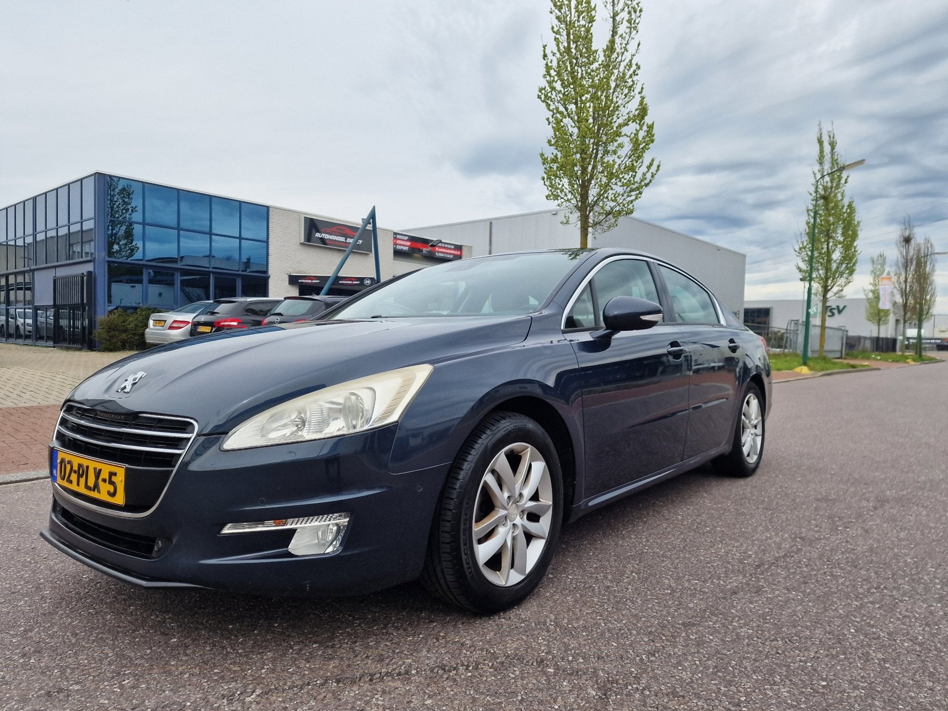 Peugeot 508 1.6 THP Active PSENSOR NAVI LEDER CRUISE TREKHAA, Euro 5, Gebruikt, Beige, Blauw