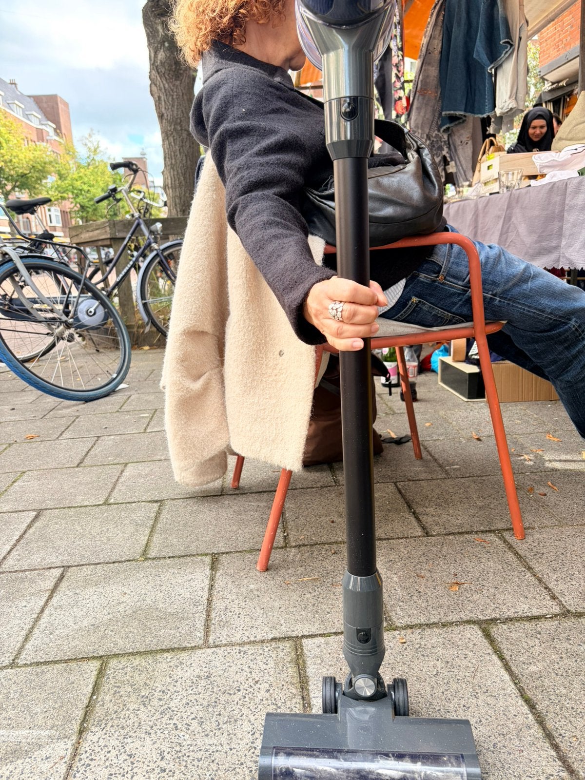 Draadloze stofzuiger - werkt!, Ophalen, Gebruikt