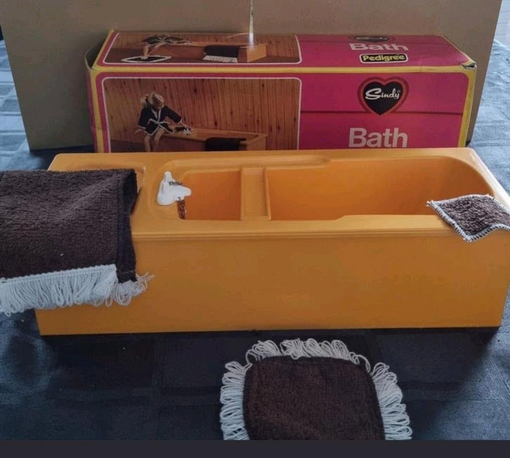 Sindy ligbad jaren 60 - 70 nieuw in doos! Pedigree, Ophalen of Verzenden, Nieuw, Poppenhuis