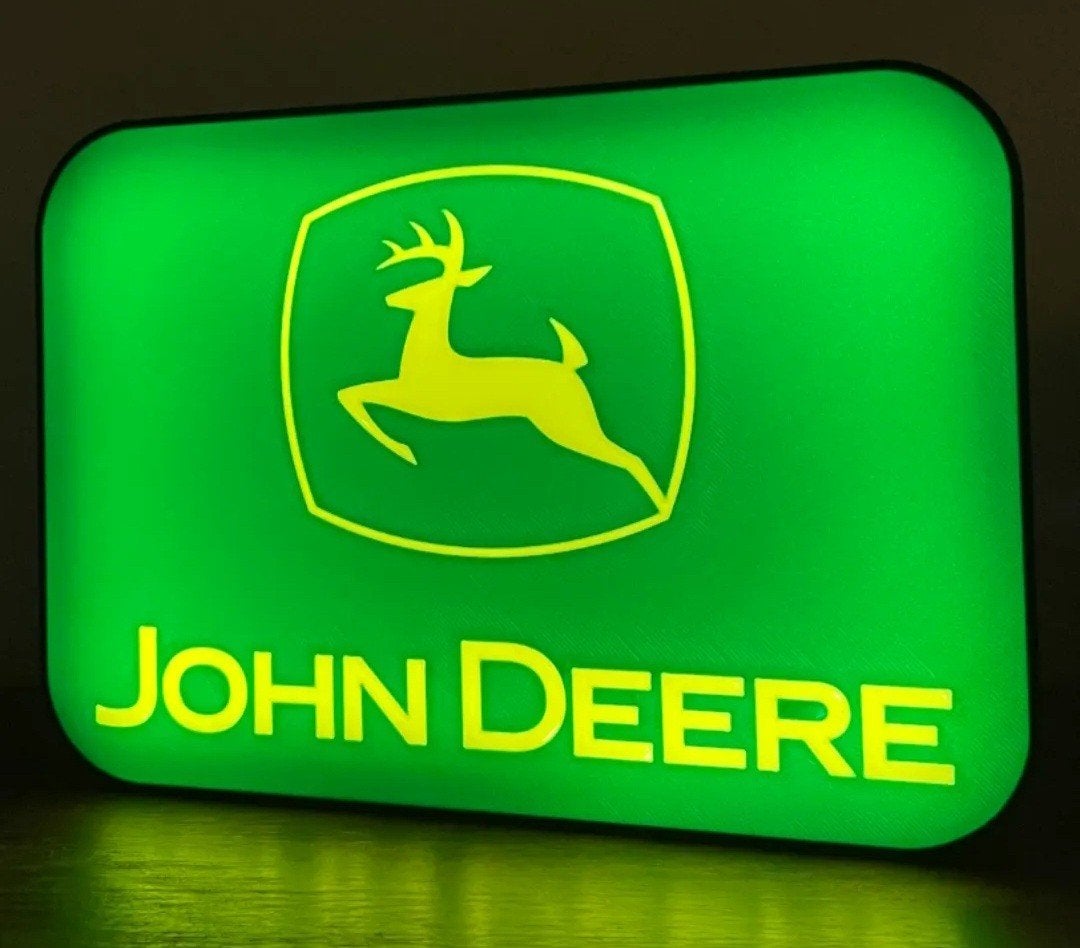 John Deere LED Lamp - Groen Verlicht Logo, Ophalen of Verzenden, Nieuw