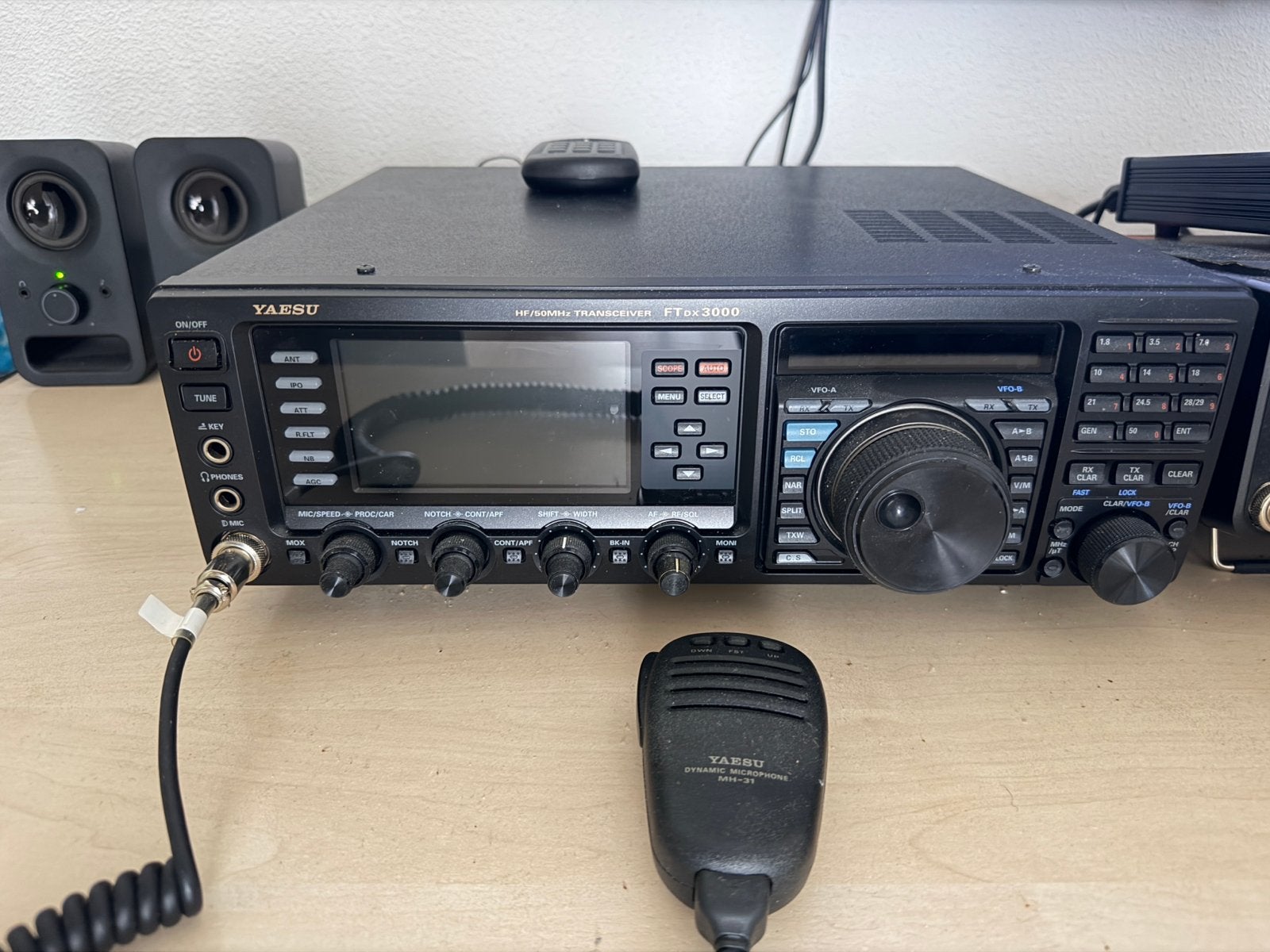 Yaesu FT DX 3000 HF Transceiver - Krachtige Basisstation, Ophalen, Zo goed als nieuw, Zender en Ontvanger