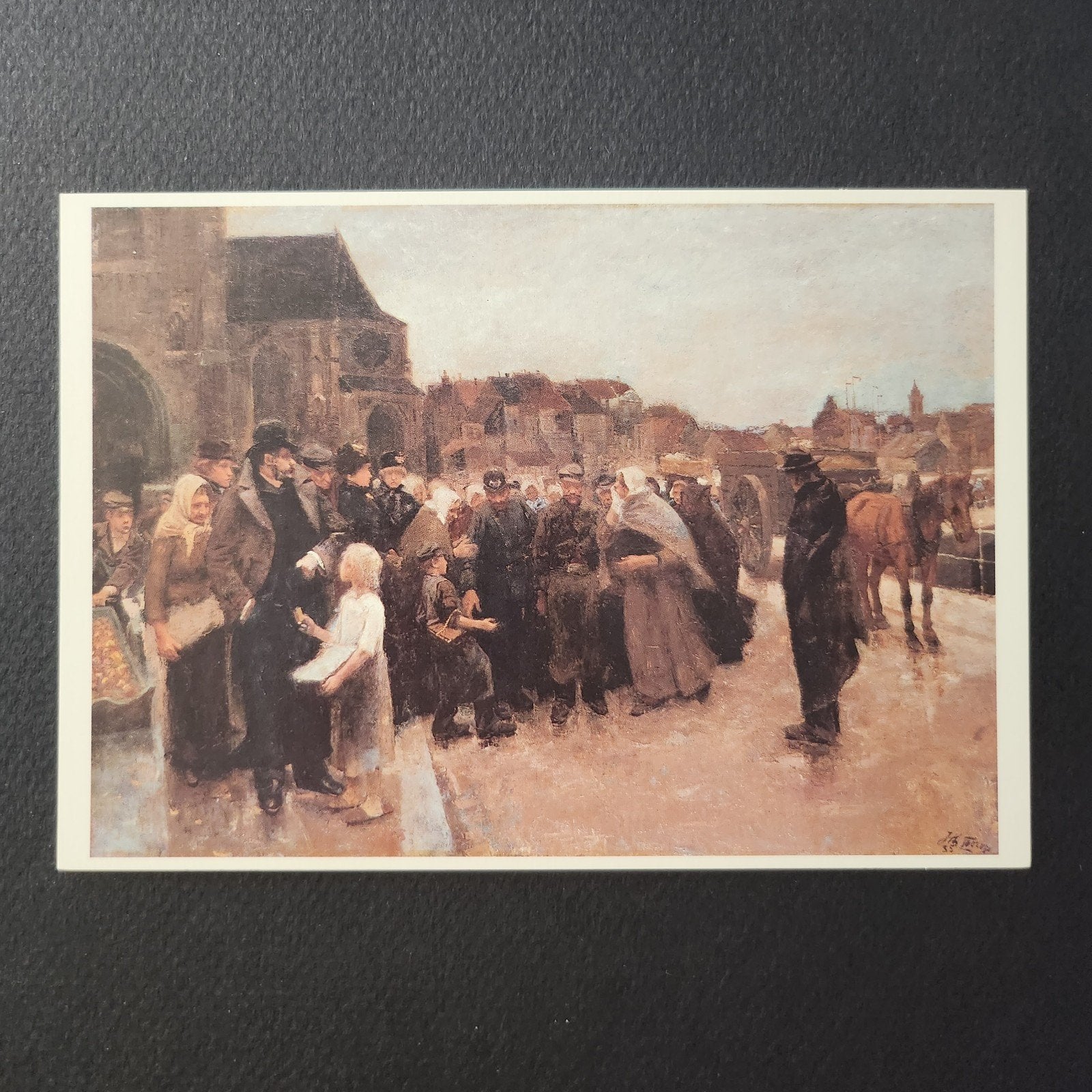 Kunstkaart Jan Toorop - 'De arrestatie' (1885), Ophalen of Verzenden, 1980 tot heden, Ongelopen, Cultuur en Media