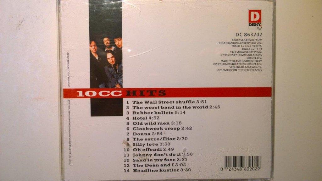 10CC - Hits, Ophalen of Verzenden, Zo goed als nieuw, Poprock