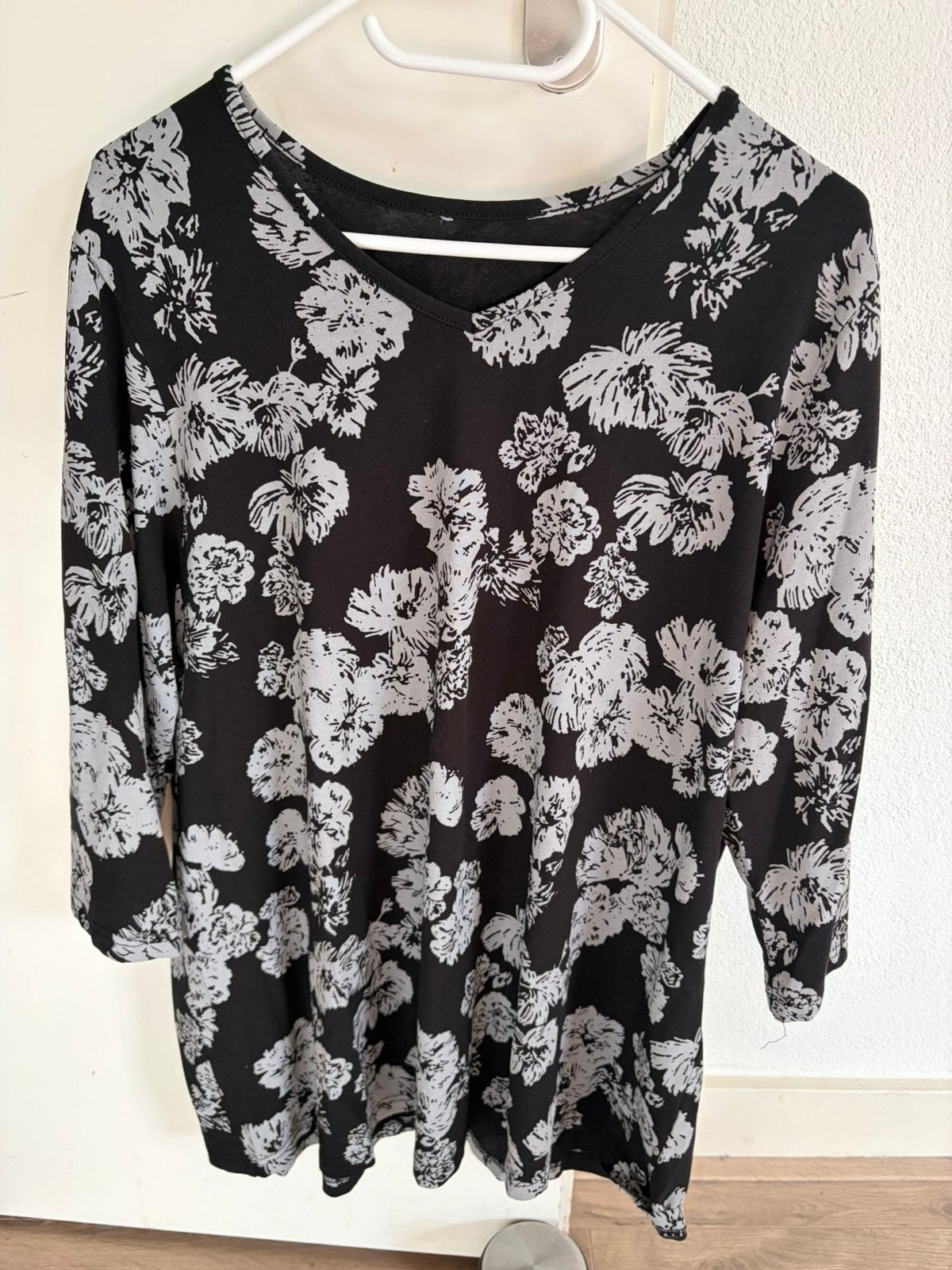 Leuk zwart shirt van Ulla Popken maat 48, Kleding | Dames, Zwart, Ulla Popken, Zo goed als nieuw, Shirt of Top