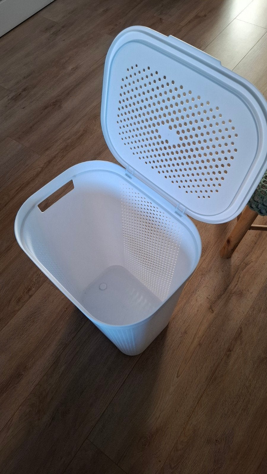 2 Curver wasmanden, Huis en Inrichting, Ophalen, Gebruikt, Wasmand, Wit