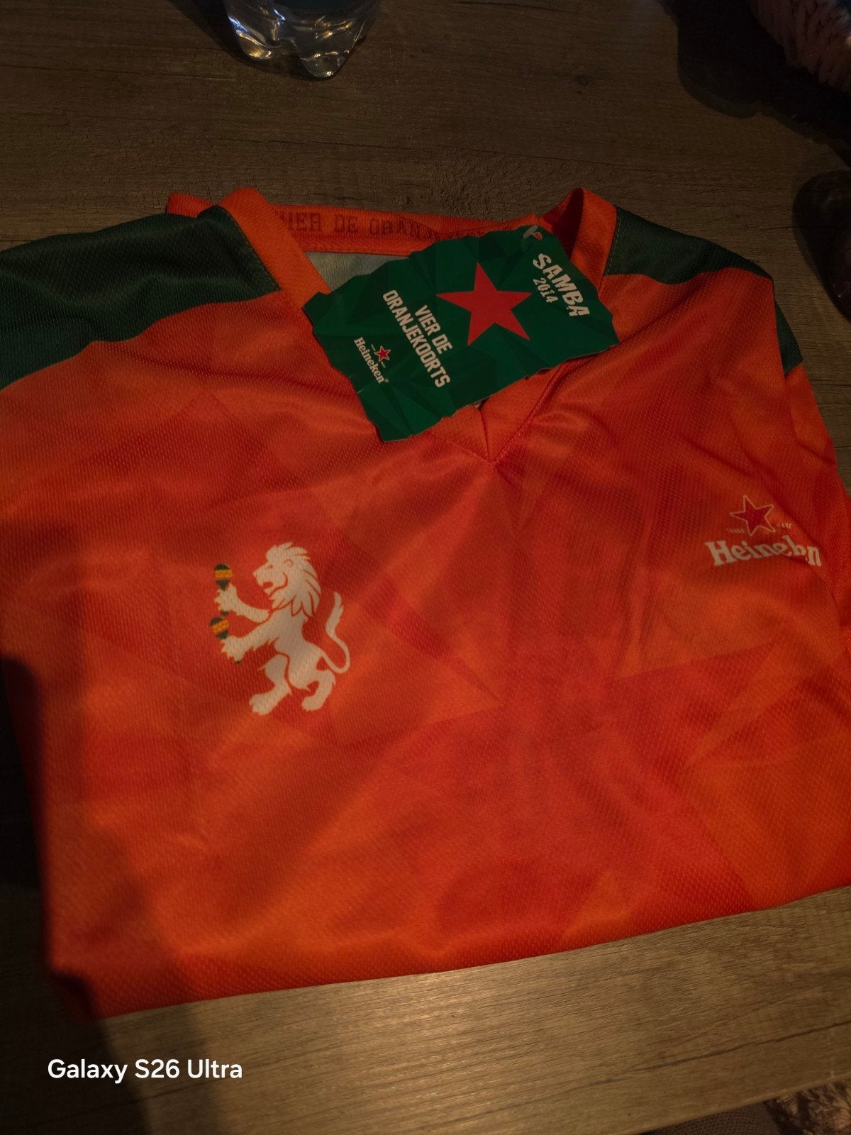 Nieuw Heineken Oranje Shirt Samba 2014 - One Size, Ophalen of Verzenden