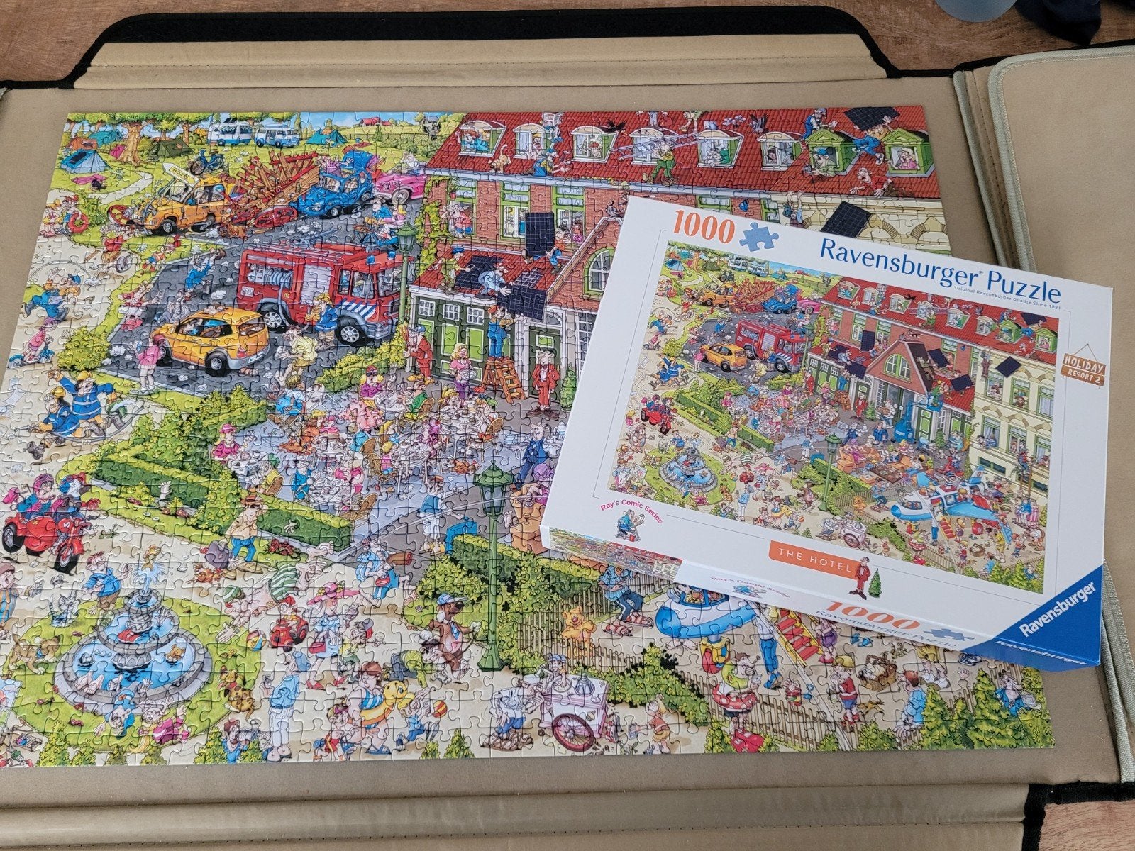 Ravensburger Jan van Haasteren puzzel 1000 stukjes, Ophalen of Verzenden, 500 t/m 1500 stukjes, Zo goed als nieuw, Legpuzzel