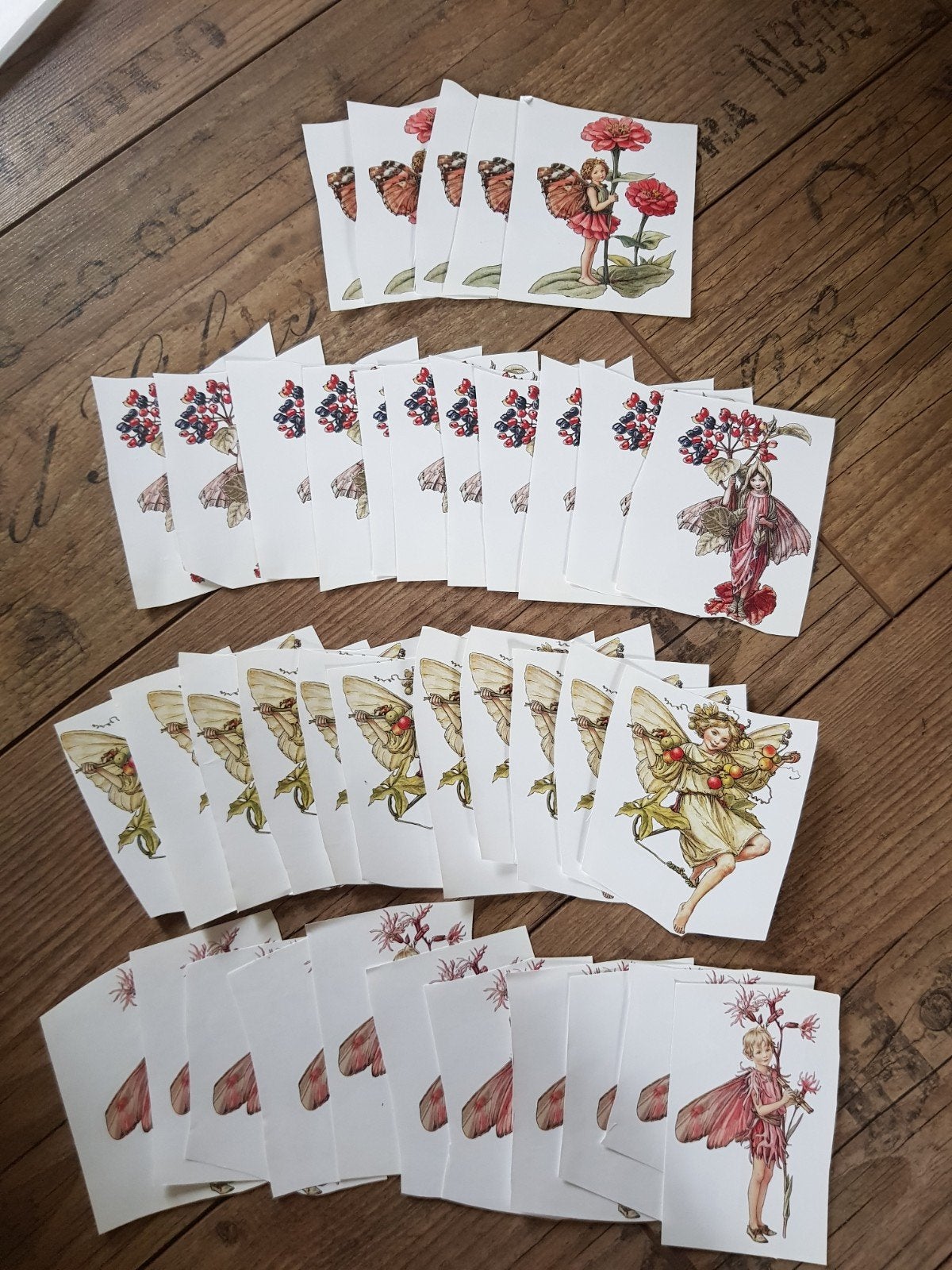 3d plaatjes flower fairys / bloemen meisjes heel veel, Ophalen of Verzenden, Nieuw, Fantasie