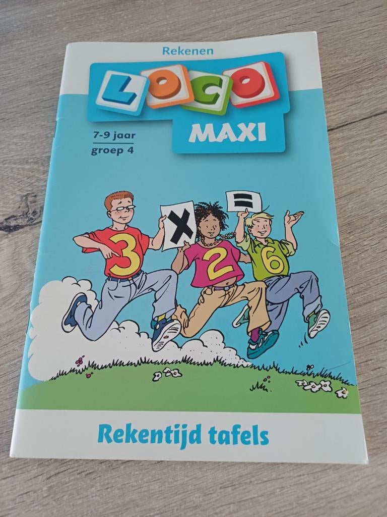 MAXI Loco boekje / rekentijd tafels, Ophalen of Verzenden